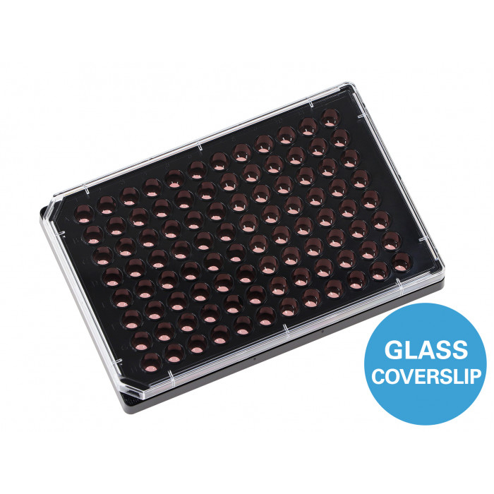 u-Plate 96 Well ラウンド ガラスボトム 滅菌済｜日本ジェネティクス