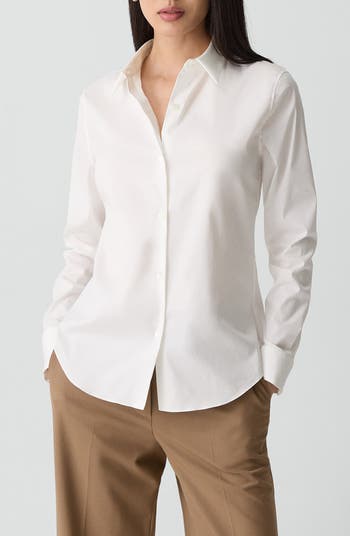 Theory Classic Fitted Button-Up Shirt | Nordstrom
