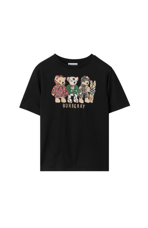 Boys' Burberry T-Shirts (2T-7): Henley, Crewneck & Long Sleeve