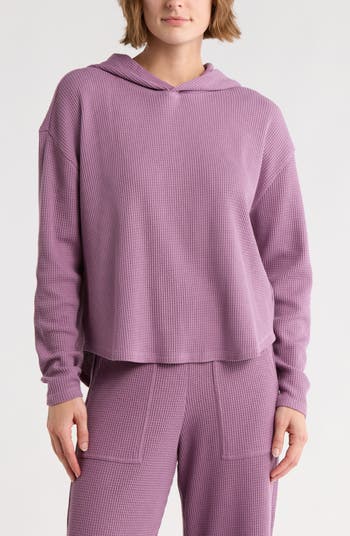 Z by Zella Reset Waffle Stitch Hoodie | Nordstromrack