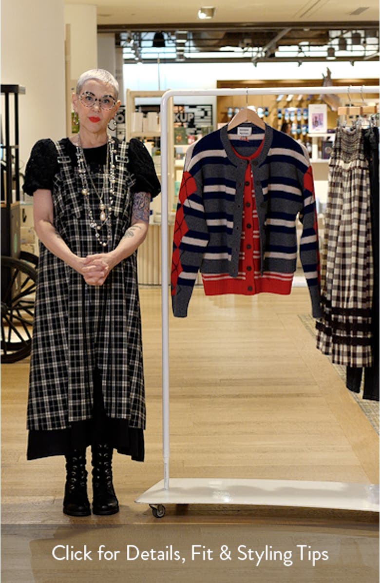 Damson Madder Didi Faux Layered Merino Wool Cardigan | Nordstrom