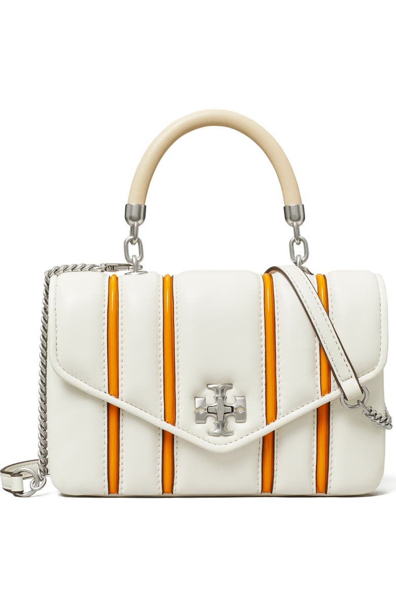 Tory Burch Mini Kira Bombé Stripe Top Handle Bag | Nordstrom