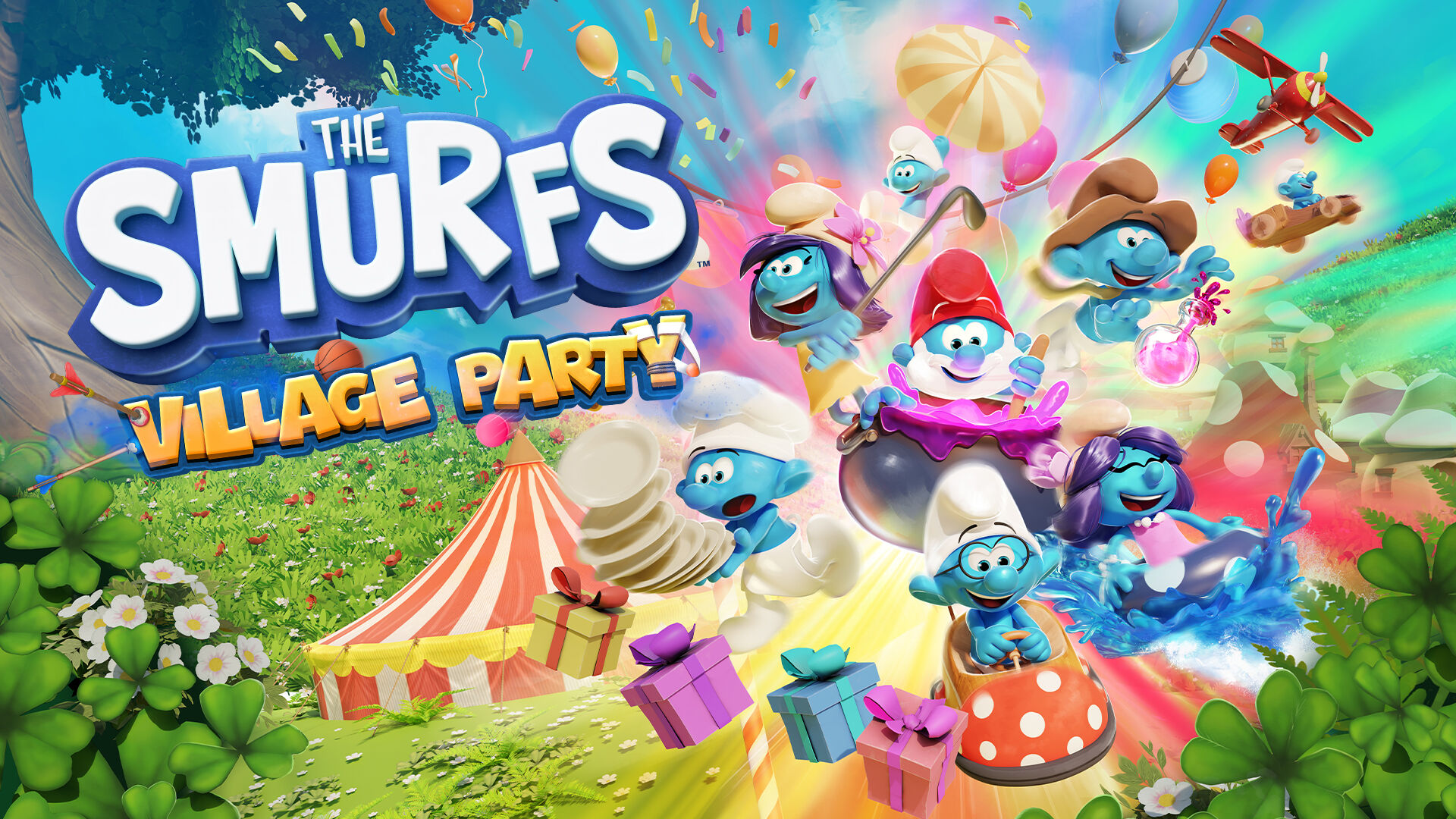 Switch用ソフト『The Smurfs – Village Party』が2024年6月6日から配信