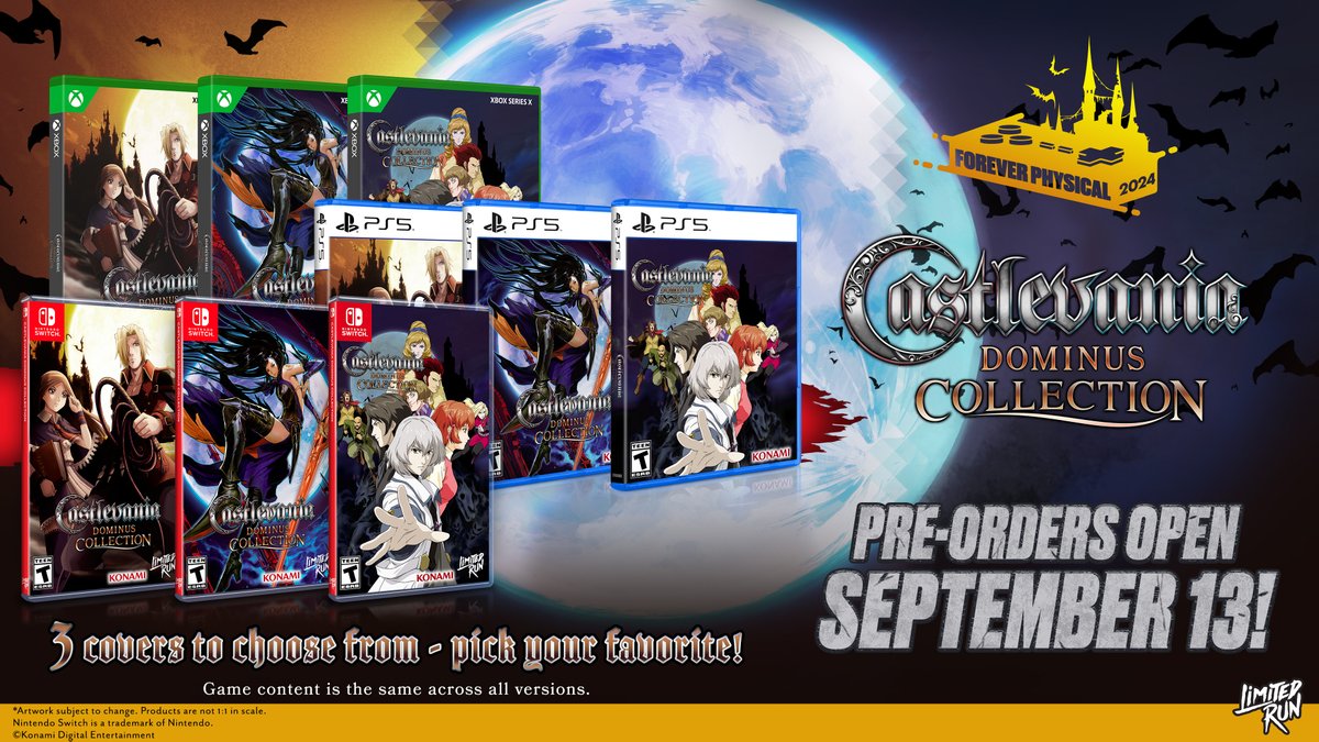 Castlevania Dominus Collection Switch physical release confirmed