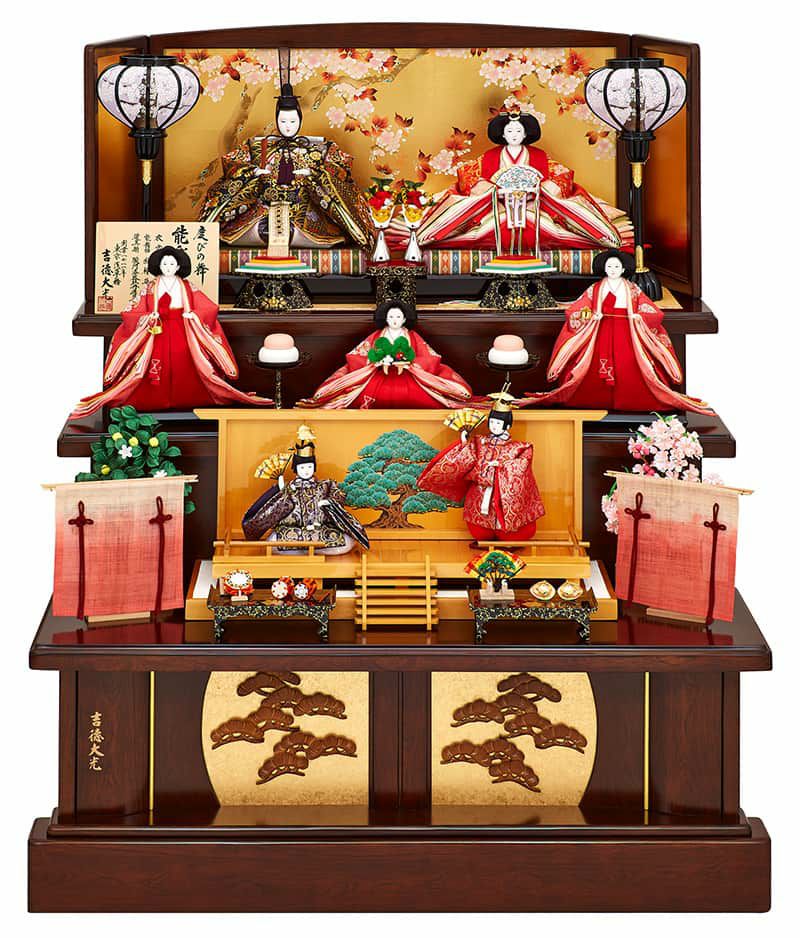雛人形（ひな人形）七人飾り | 人形屋ホンポ本店