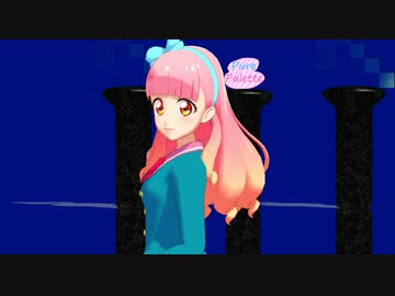 MMD 君色に染まる アイカツフレンズ 友希あいね・湊みお 1080p 60fps