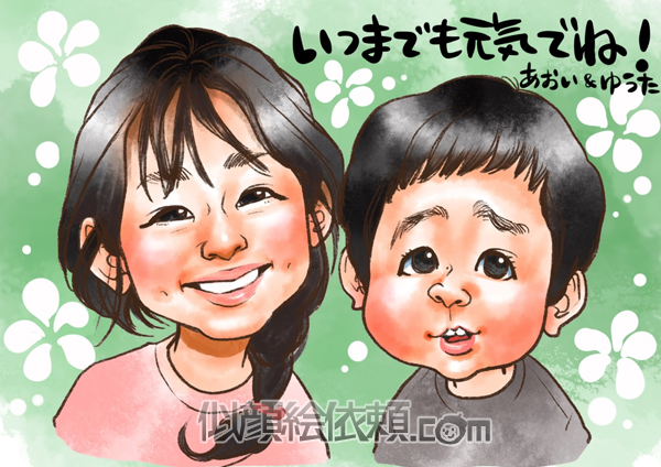 似顔絵作家 ちひろ | 格安！人気のプレゼント似顔絵とデータ制作の通販