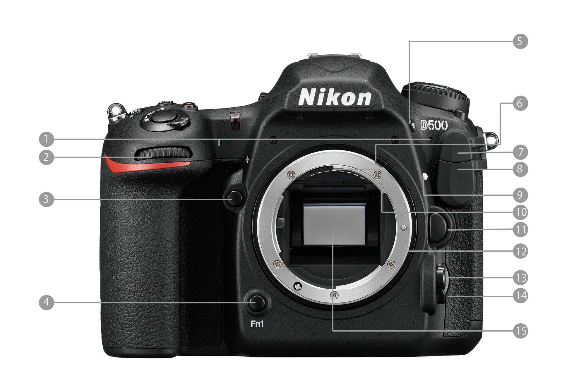 D500 - システム(各部名称) | 一眼レフカメラ | ニコン