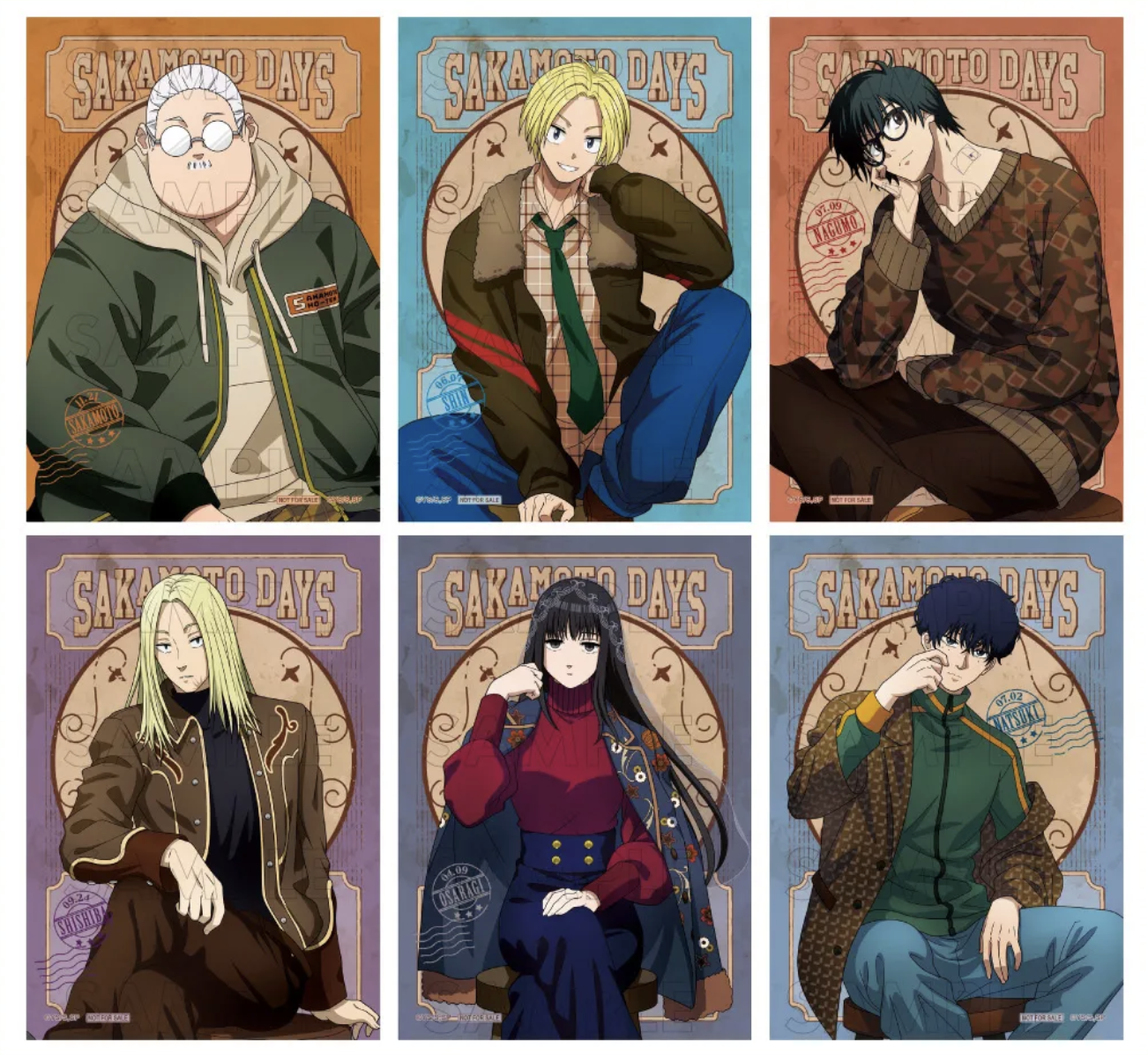SAKAMOTO DAYS×まるくじ」オリジナルグッズが発売中！アクリルスタンド