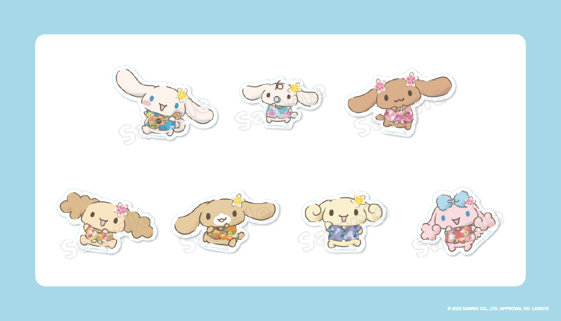 サンリオ」シナモンのアロハシャツ姿が激カワ！缶バッジ・むにゅぐるみ