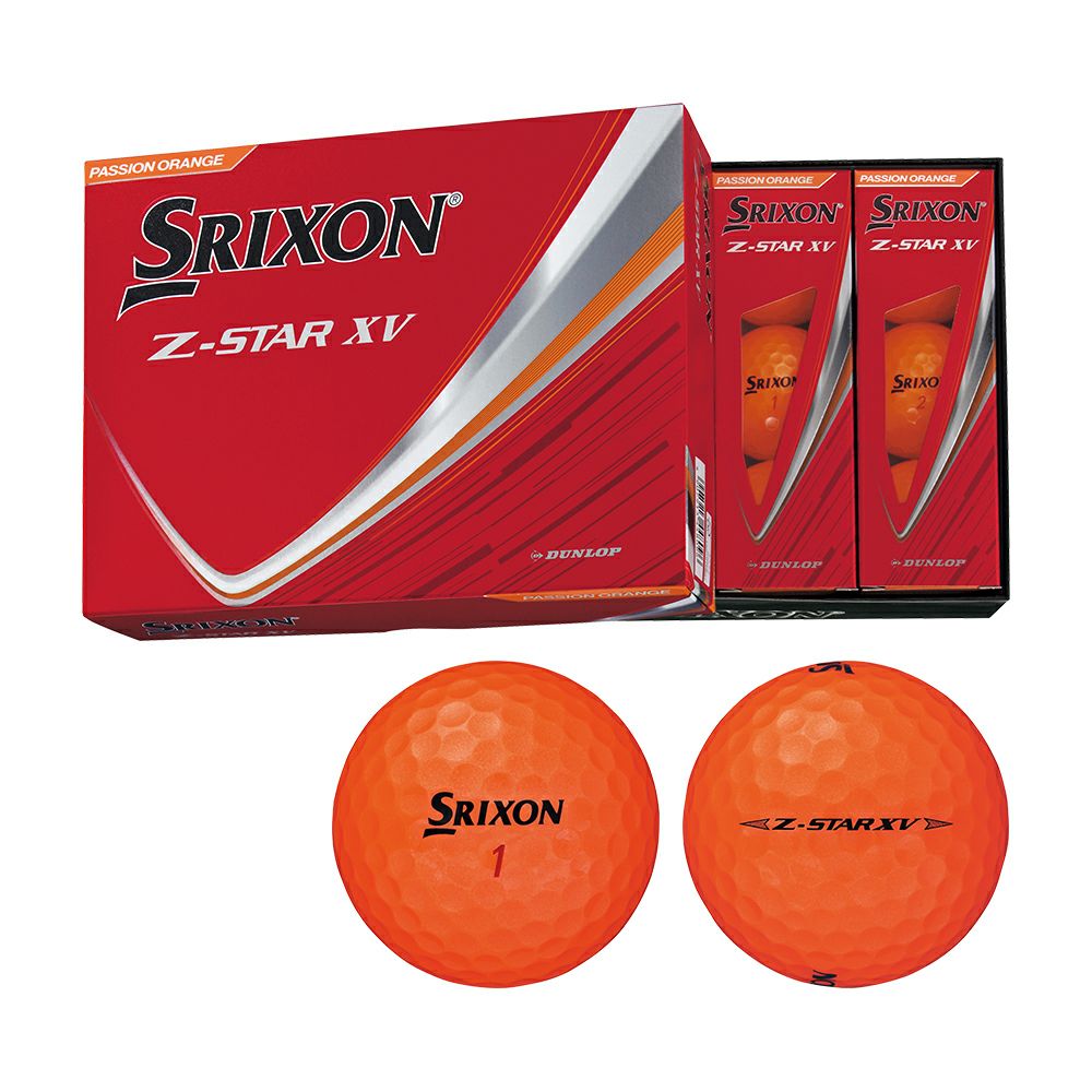 スリクソン SRIXON Z-STAR XV ボール オレンジ 1ダース 2025 | ゴルフ