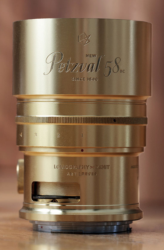 New Petzval 58mm Bokeh Control Art lens for Nikon F mount from