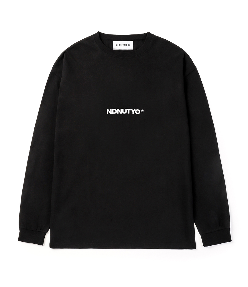 TAG LONG SLEEVE TEE / BLACK | NIL DUE / NIL UN TOKYO
