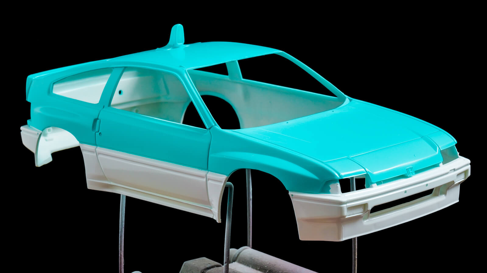 ヒントはハコの横にある！／タミヤの無限 CR-X PRO.をカッコよく塗り