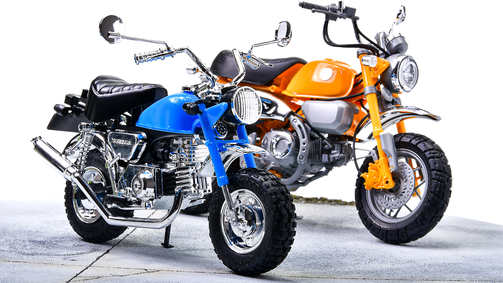 タミヤ製ビッグスケールバイク模型の最小単位／1:6 ホンダ モンキー