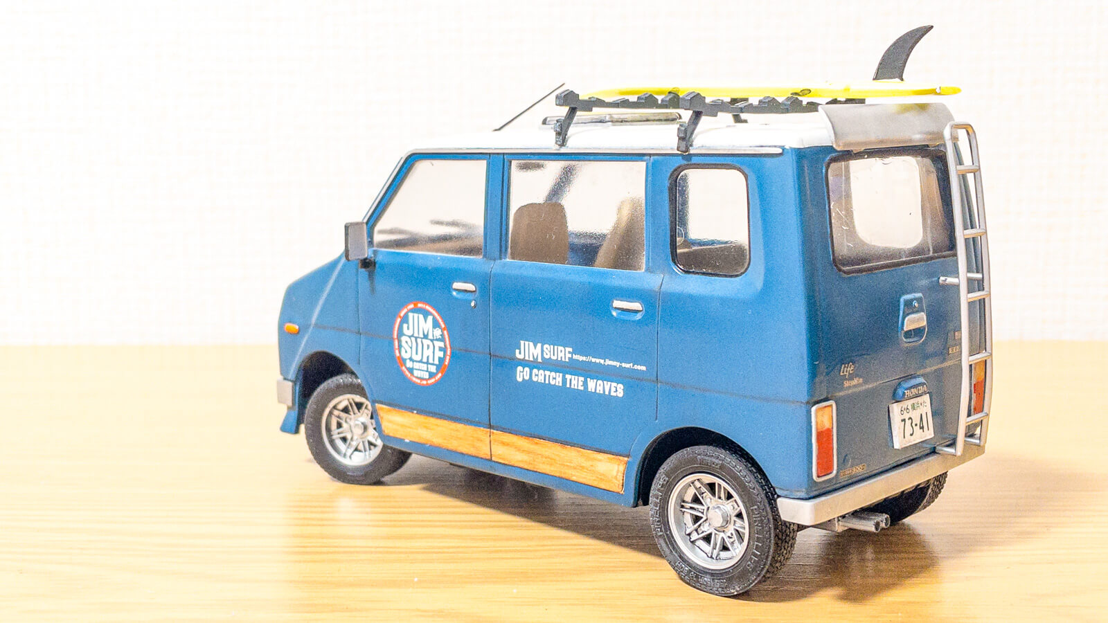 ショップカーデカール」に導かれて40年前のプラモとがっちり握手を