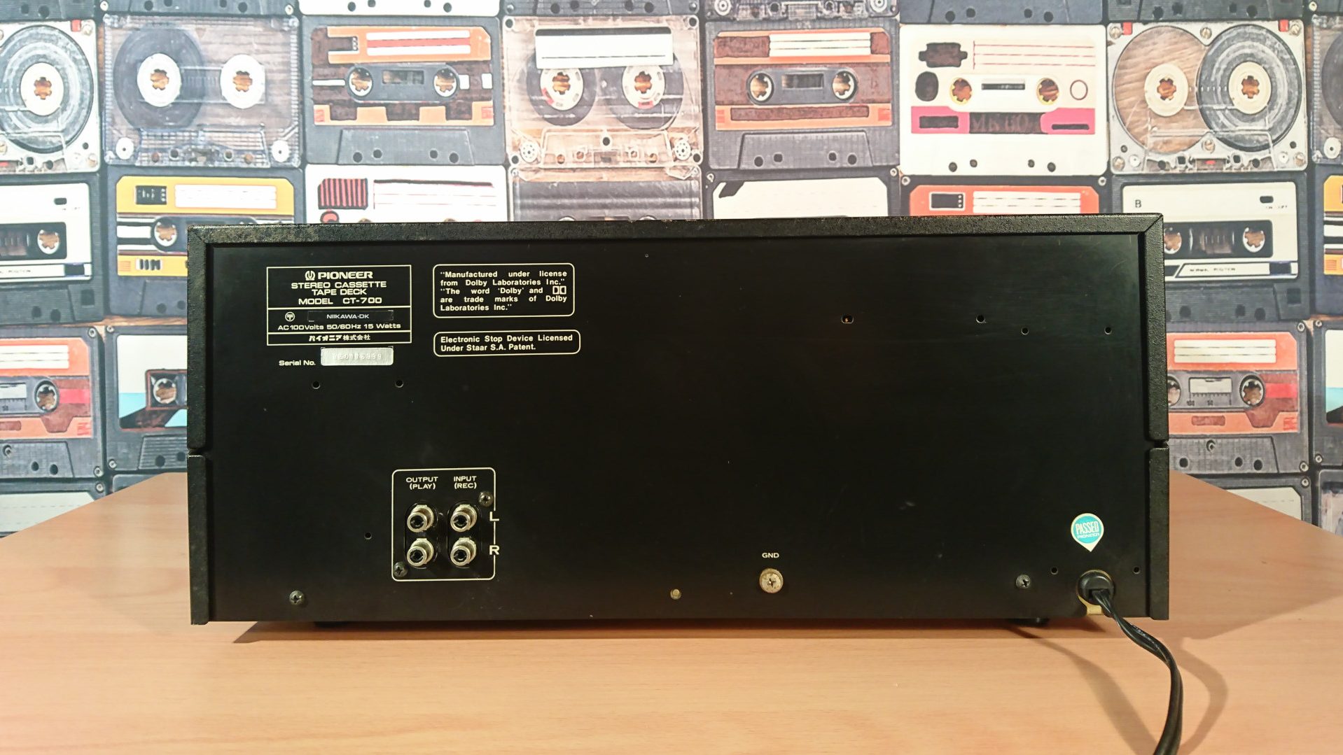 Pioneer CT-700 実機の写真で外観・内部構造を紹介 | スーパーカセッ