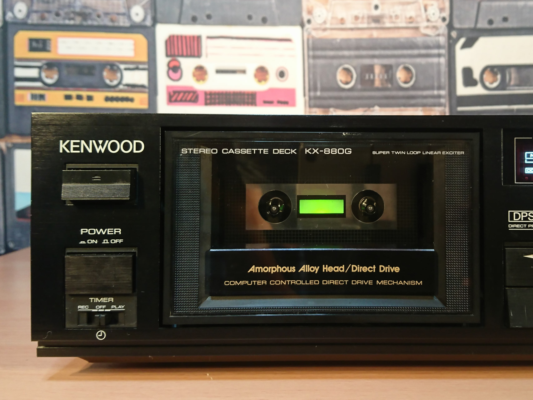 KENWOOD KX-880G 実機の写真で外観・内部構造を紹介 | スーパーカセッ