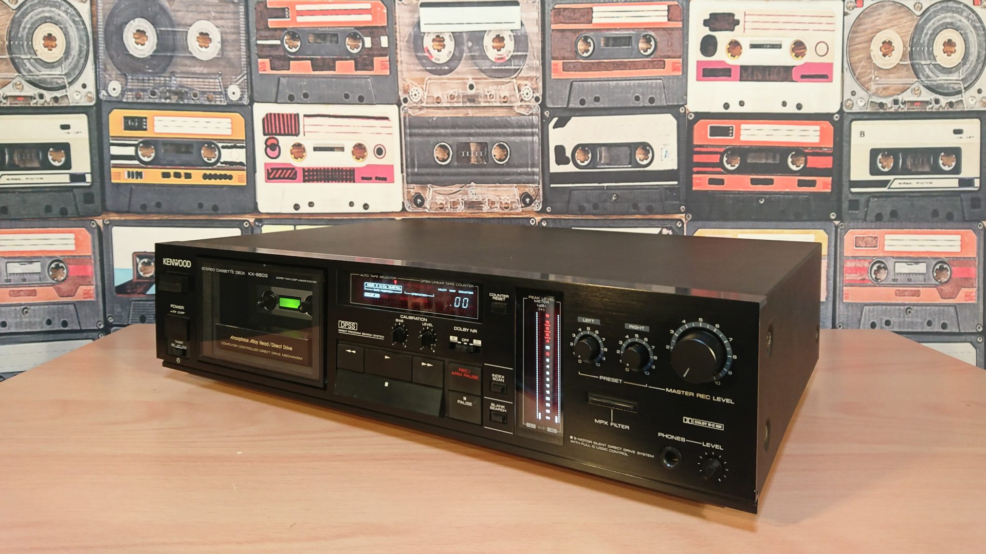 KENWOOD KX-880G 実機の写真で外観・内部構造を紹介 | スーパーカセッ