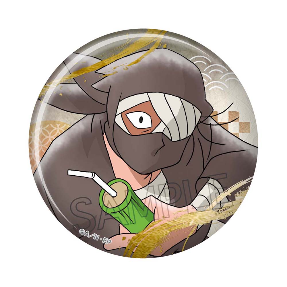 忍たま乱太郎 箔押し缶バッジ 雑渡昆奈門 | NHK キャラクターショップ