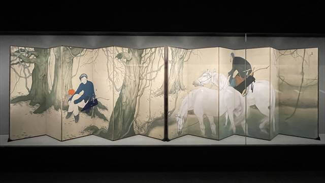 美術レポ: 橋本関雪 展 @ 福田美術館、嵯峨嵐山文華館、白沙村荘