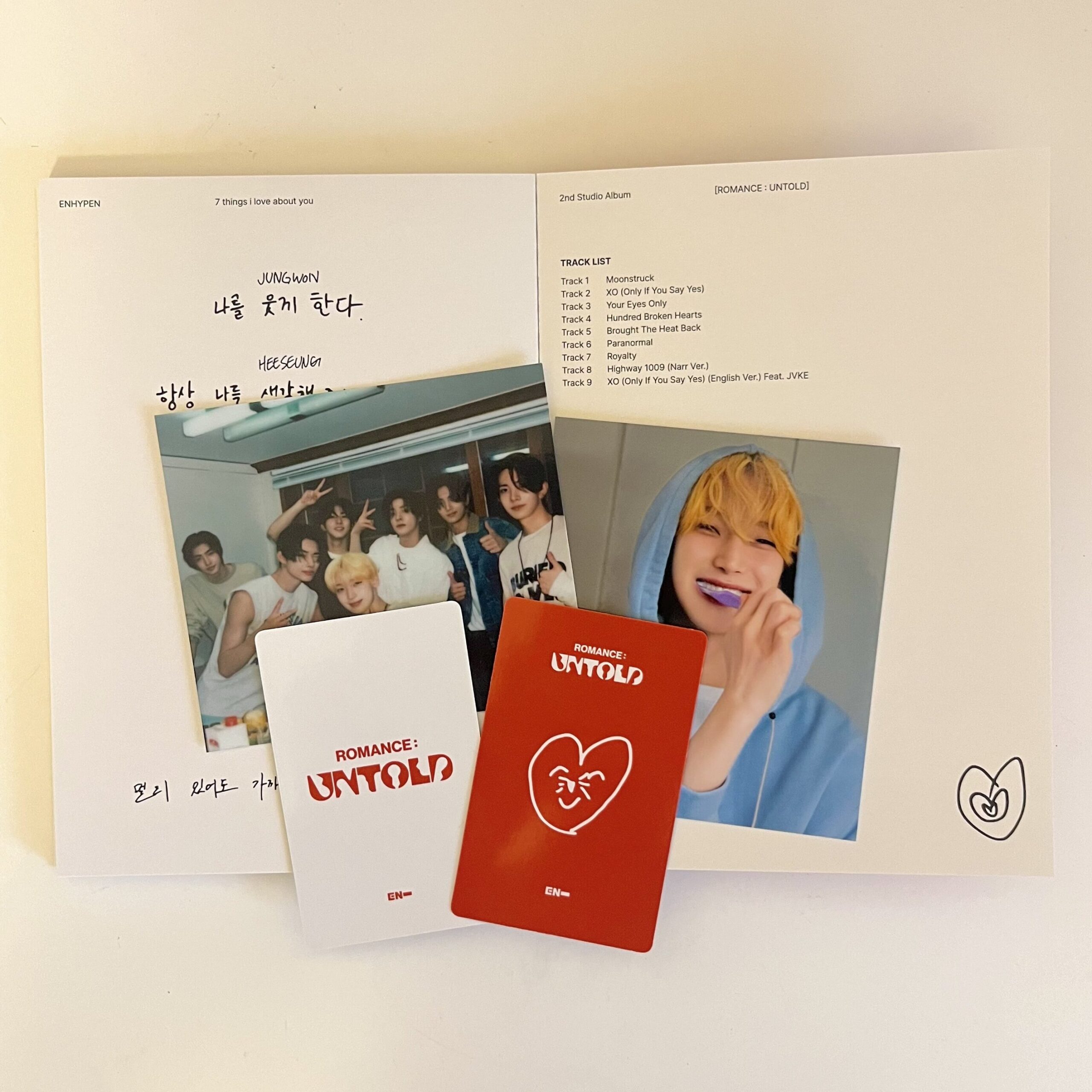 アルバム開封】ENHYPEN 「ROMANCE : UNTOLD」開封♡ | No.233 りあん