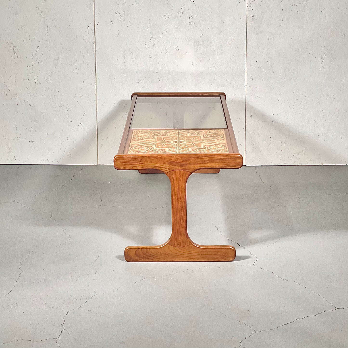 G-PLAN(ジープラン) / TILE & GLASS TOP COFFEE TABLE タイル ガラス