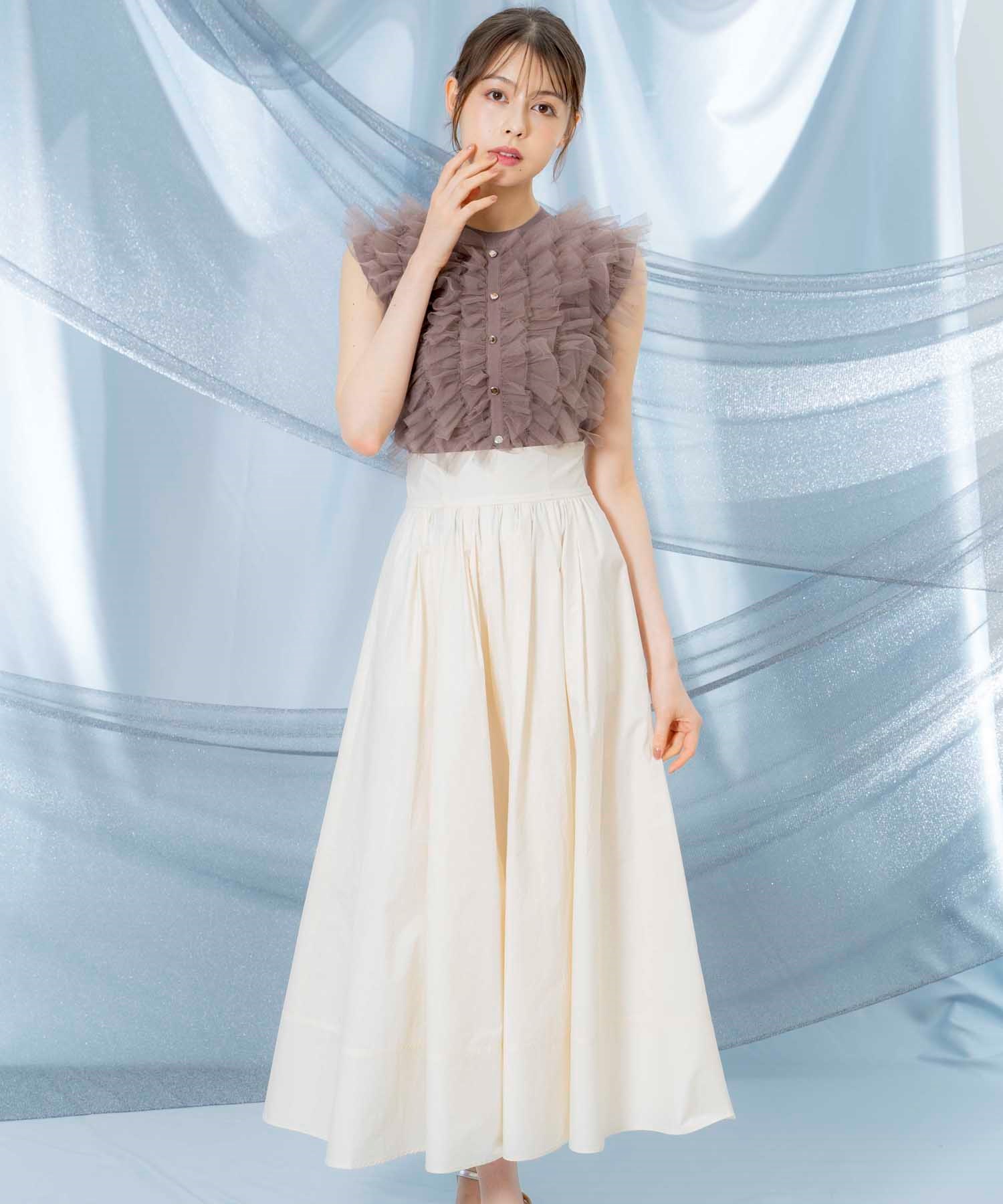 SSサイズあり】ギャザーデザインフレアスカート | フレアスカート