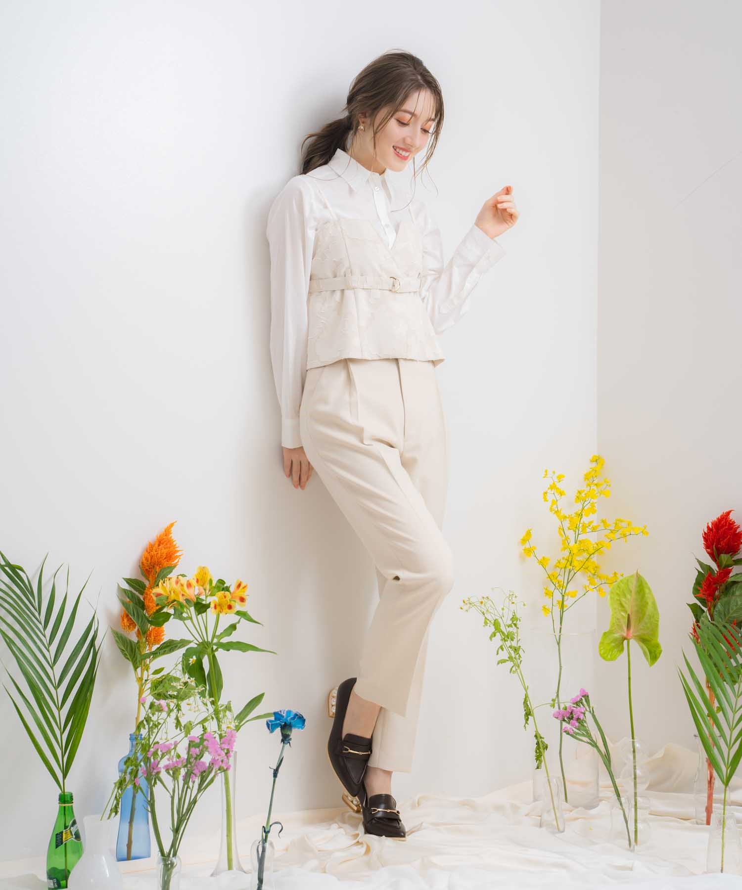 コルセット付ストレートパンツ | その他パンツ | NOELA OFFICIAL WEB STORE