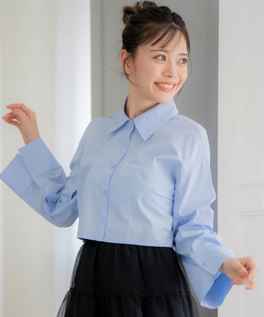 yonfa 新品未使用タグ付き ボクシークロップドシャツ YONFA / 【PRE