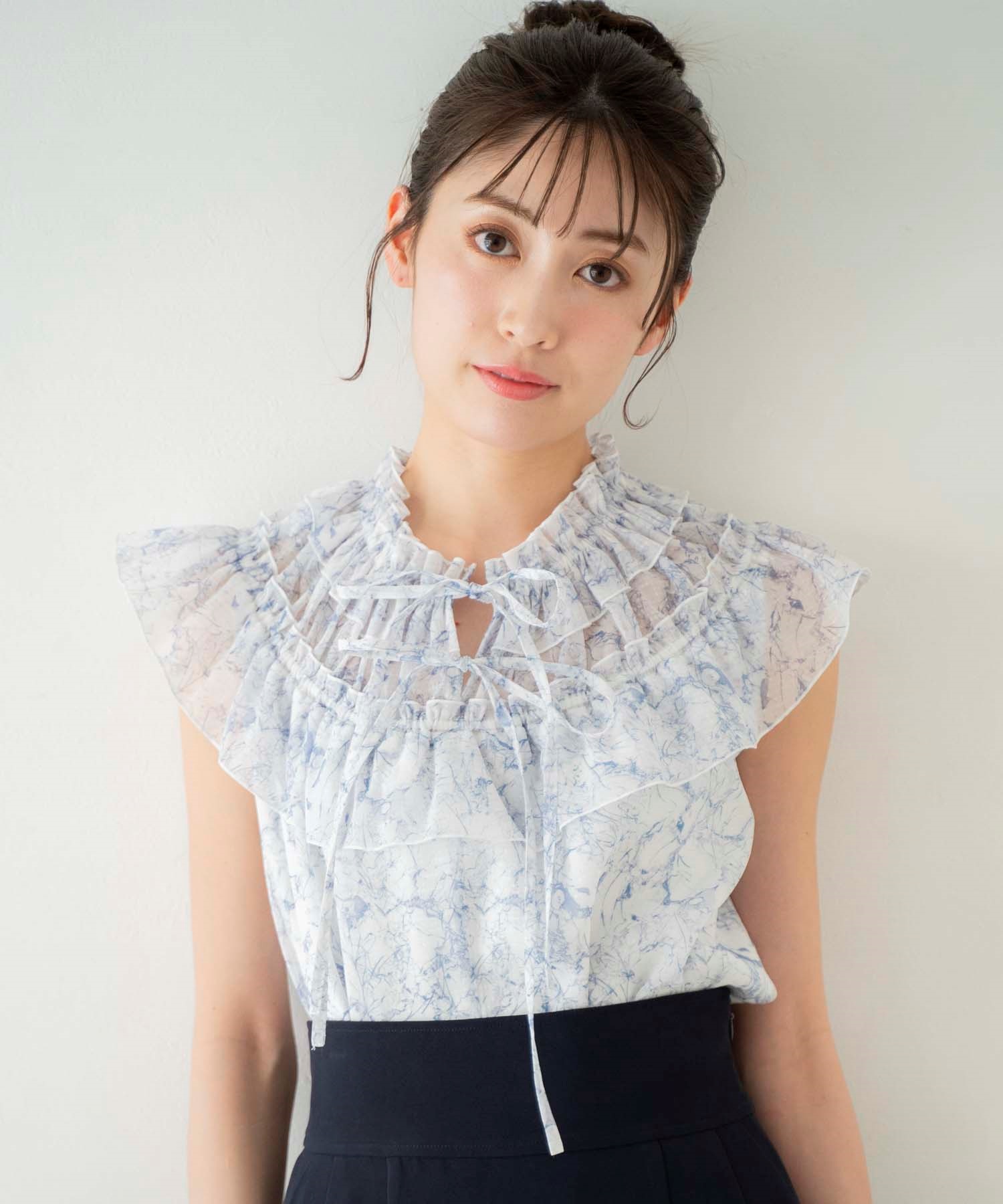 フリルギャザーブラウス | シャツ・ブラウス | NOELA OFFICIAL WEB STORE