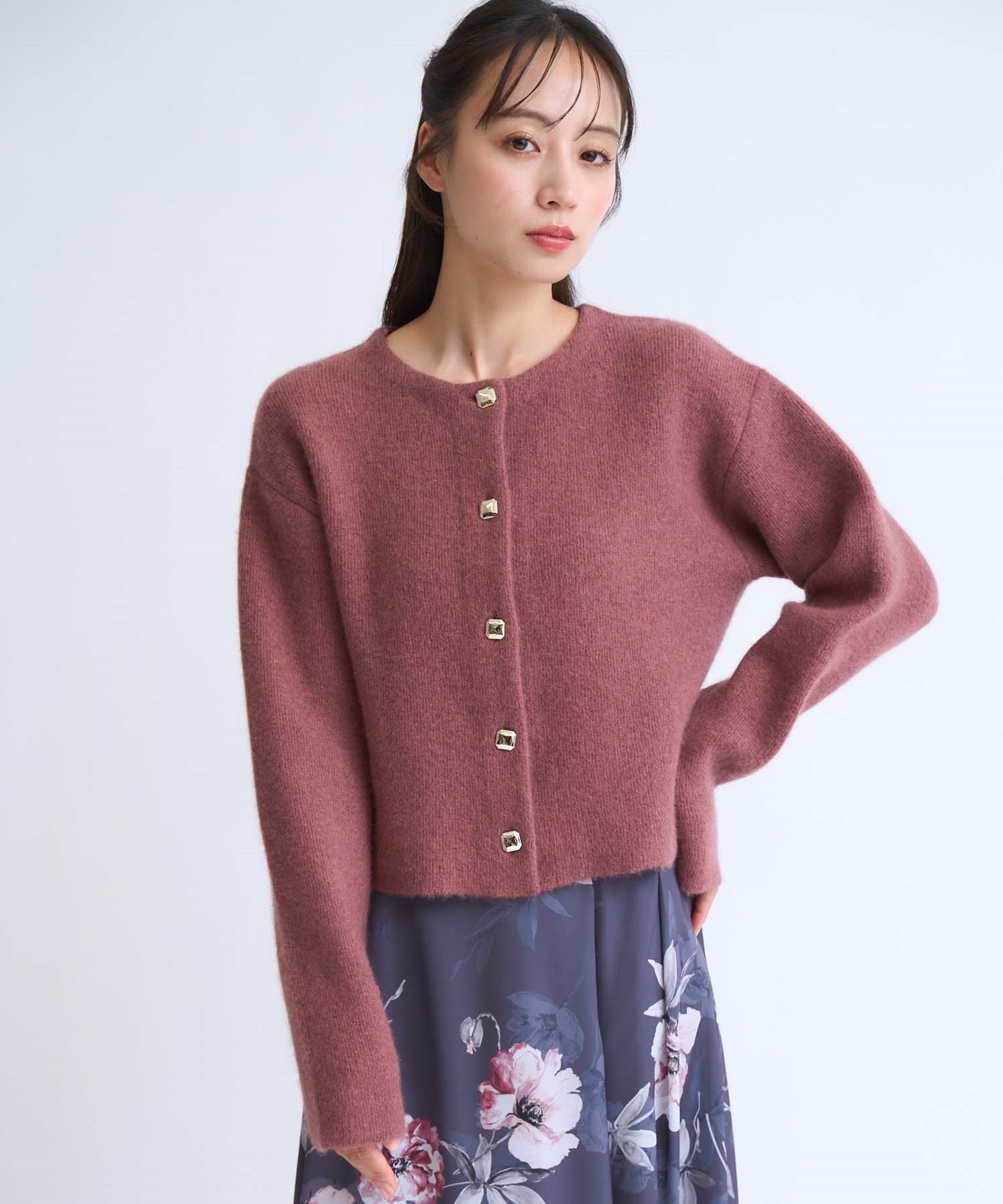 ラクーンブレンドニットジャケット | ニット | NOELA OFFICIAL WEB STORE