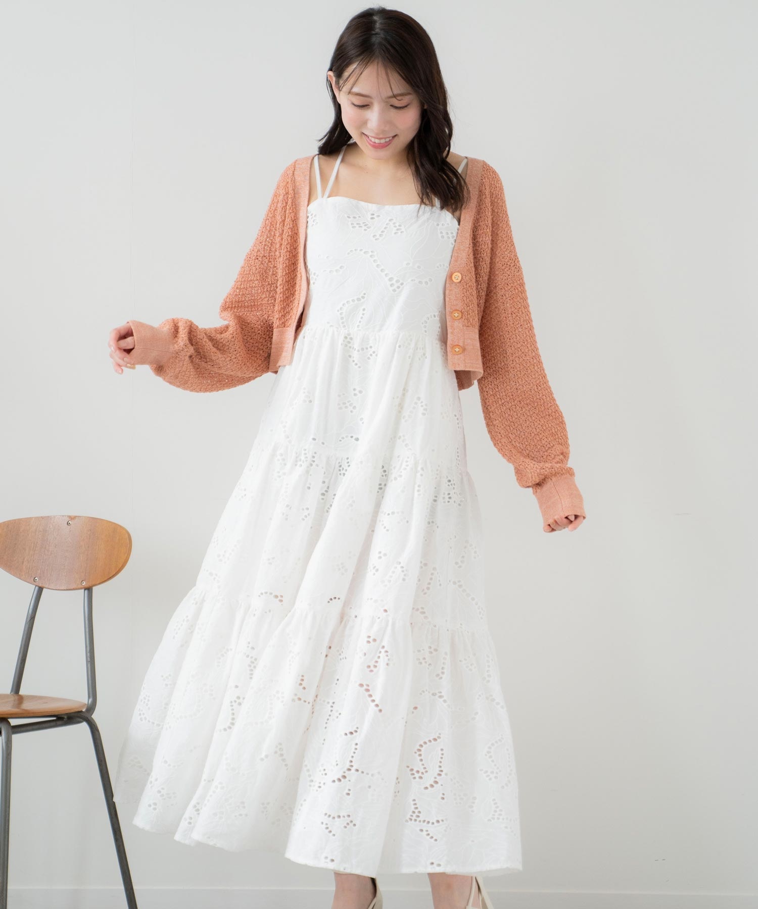 15周年】エンブロイダリーレースキャミワンピ | キャミワンピース