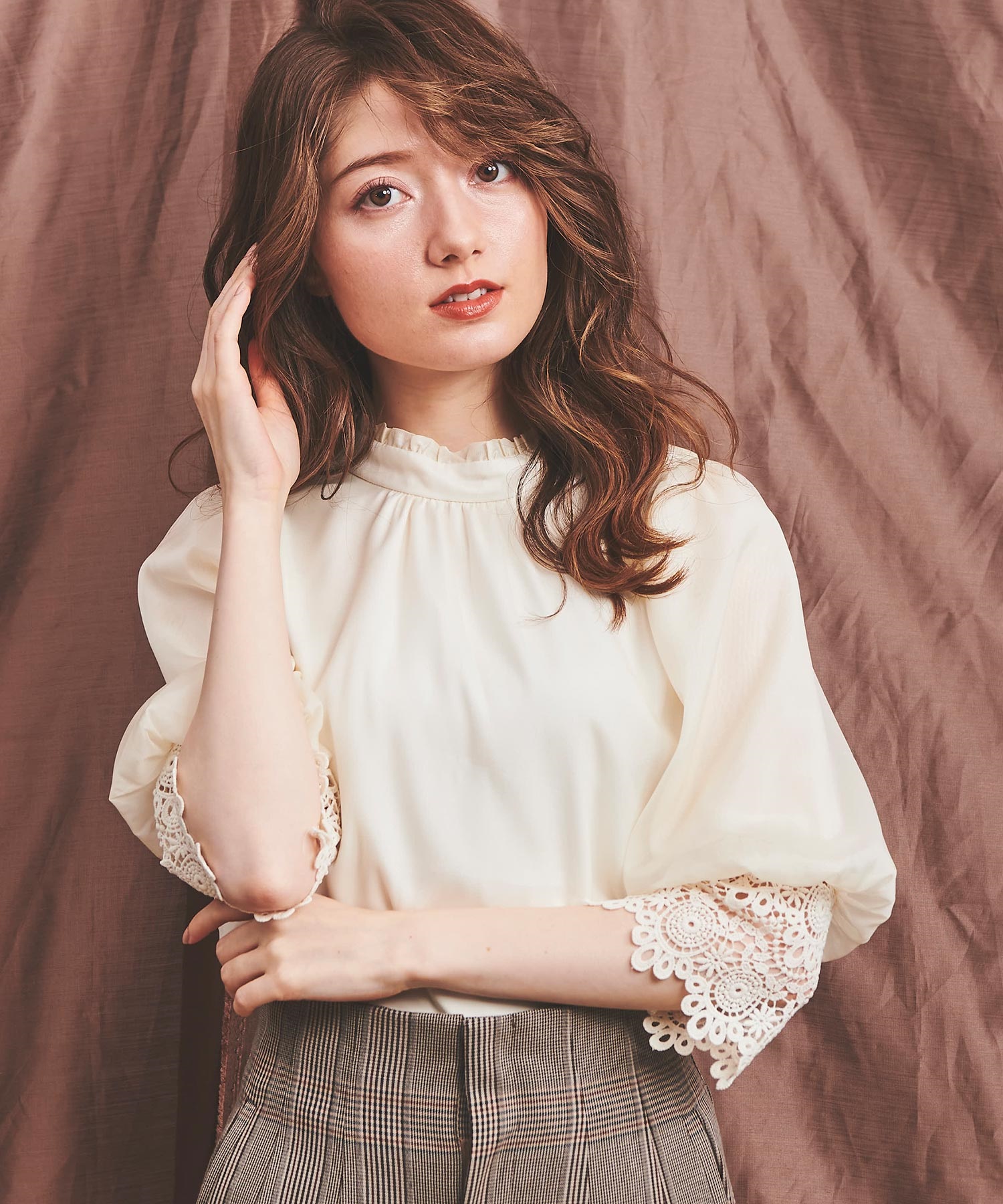 レースカフスブラウス | シャツ・ブラウス | NOELA OFFICIAL WEB STORE