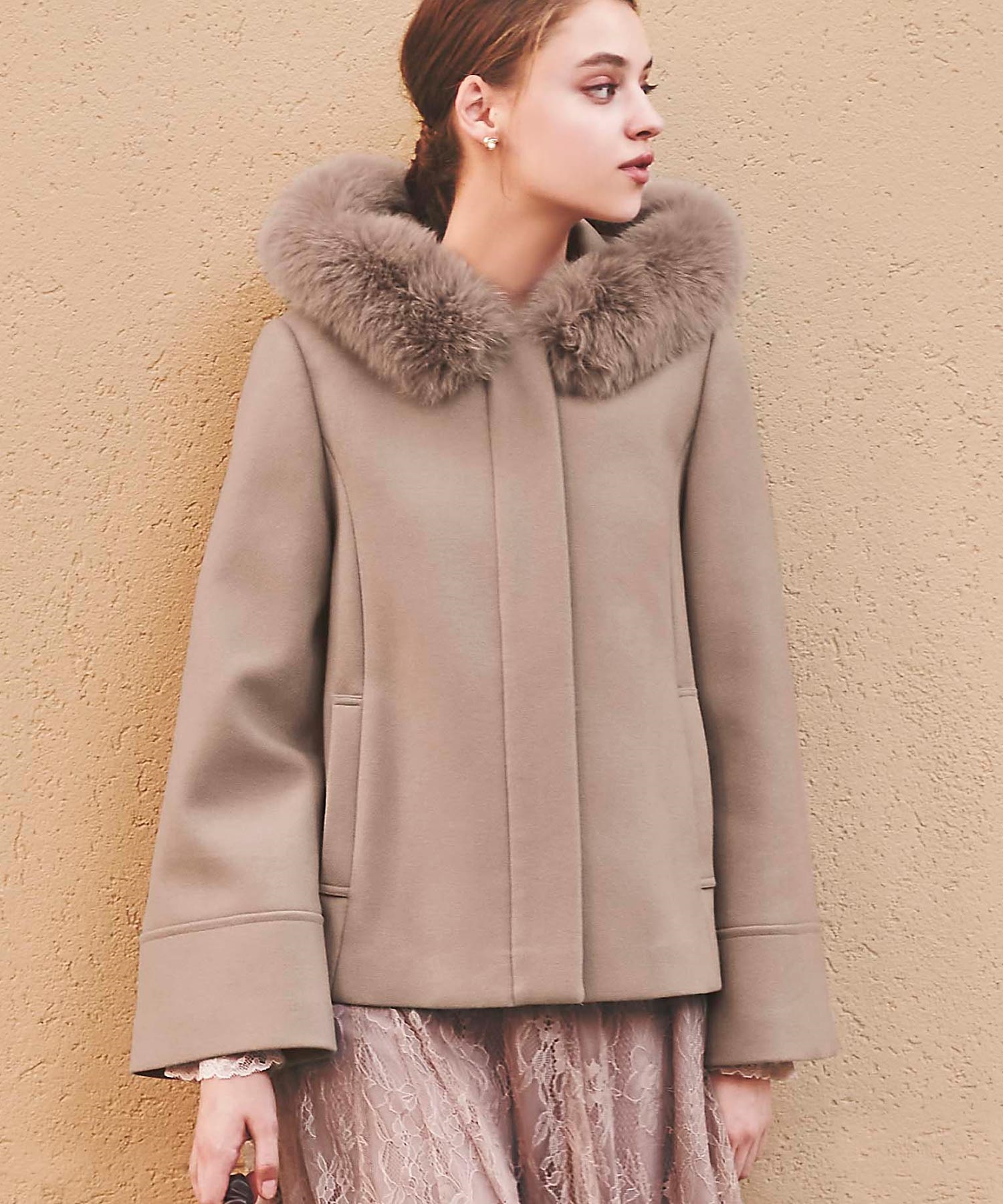 ウールショートフードコート | コート | NOELA OFFICIAL WEB STORE