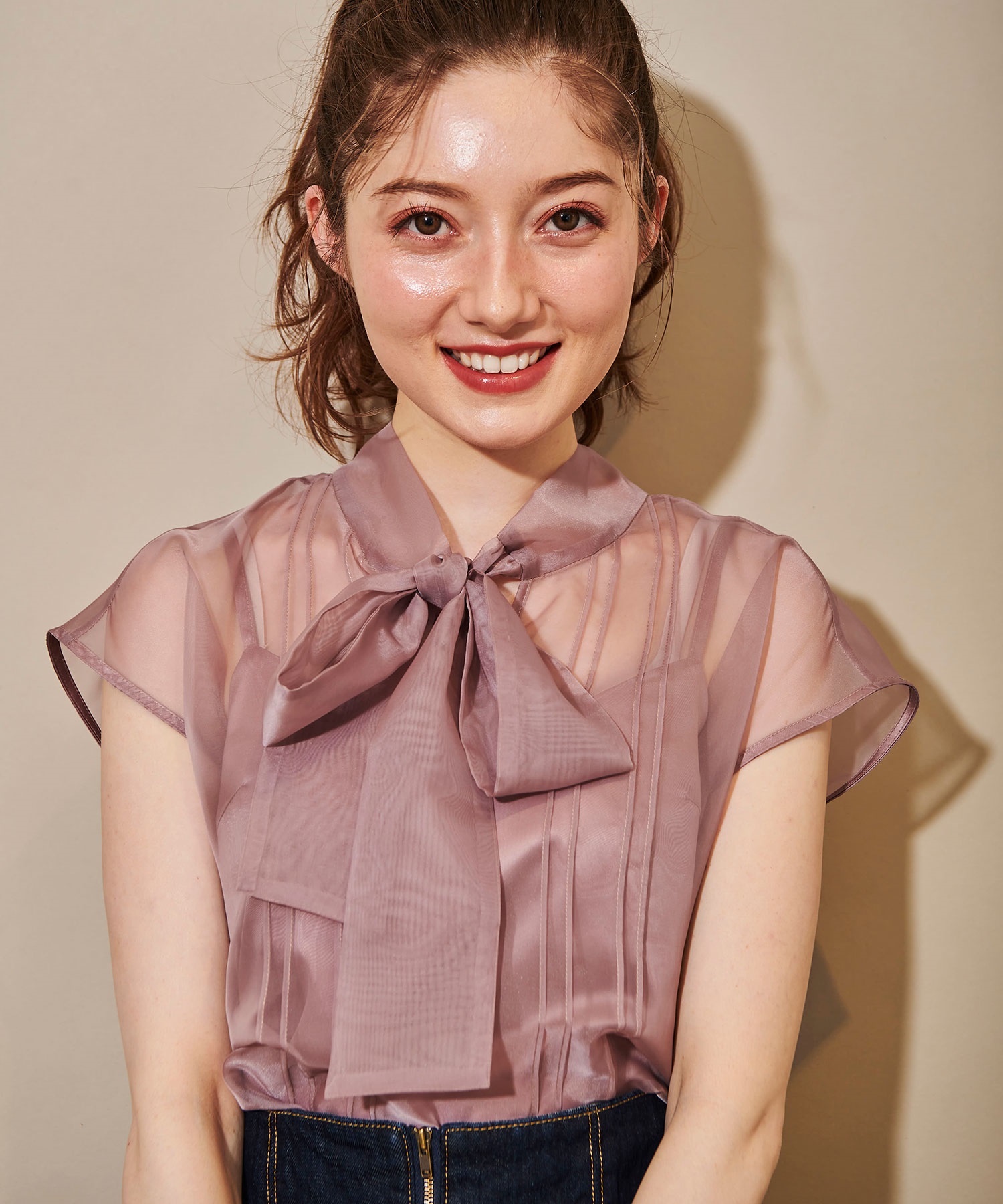 シアーボウタイブラウス | シャツ・ブラウス | NOELA OFFICIAL WEB STORE