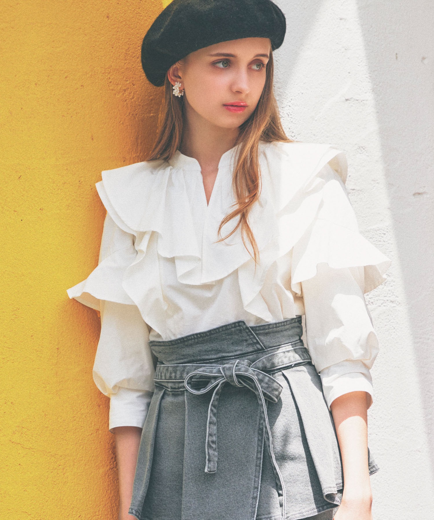 フリルブラウス | シャツ・ブラウス | NOELA OFFICIAL WEB STORE