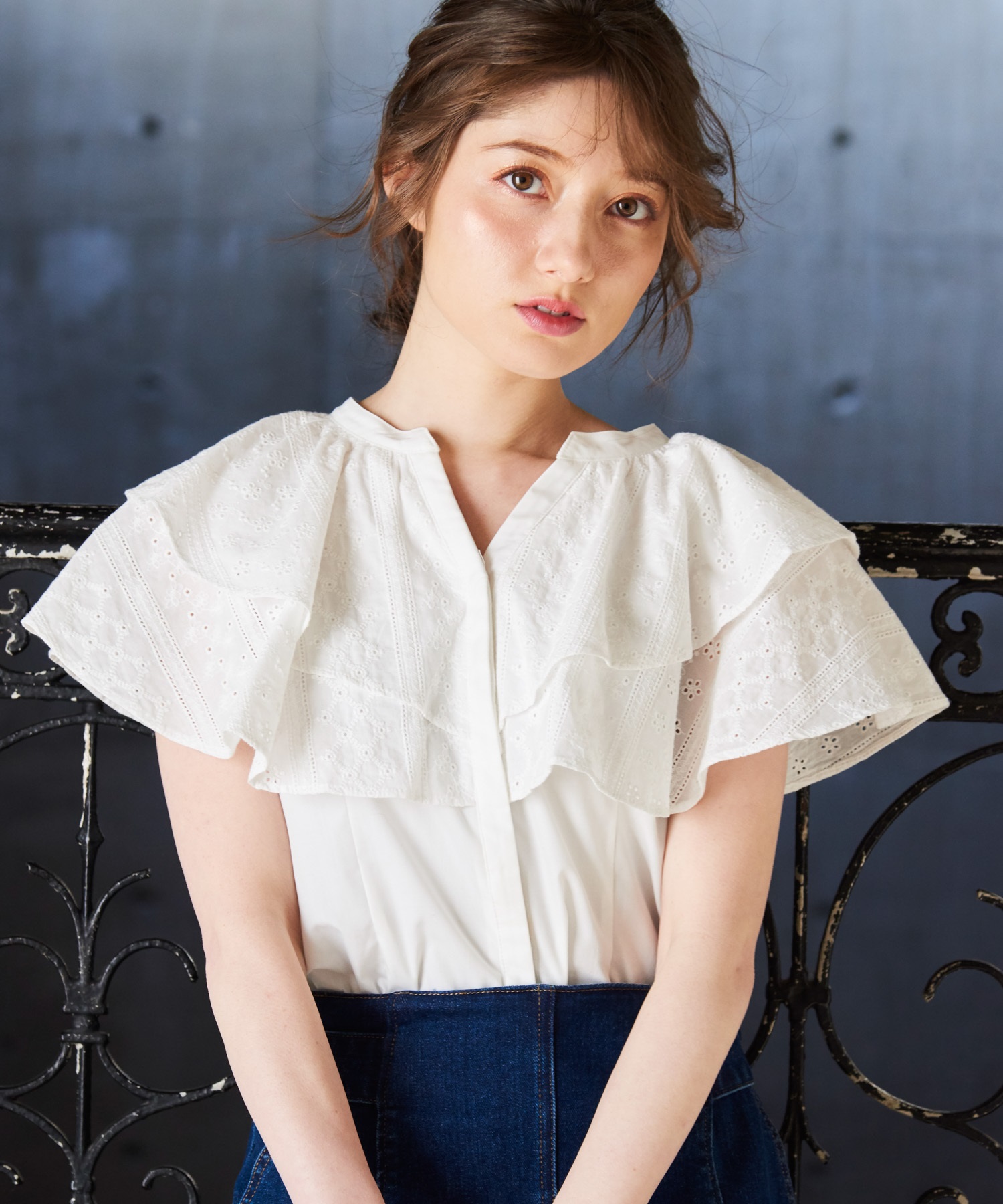 コットンフリルブラウス | シャツ・ブラウス | NOELA OFFICIAL WEB STORE