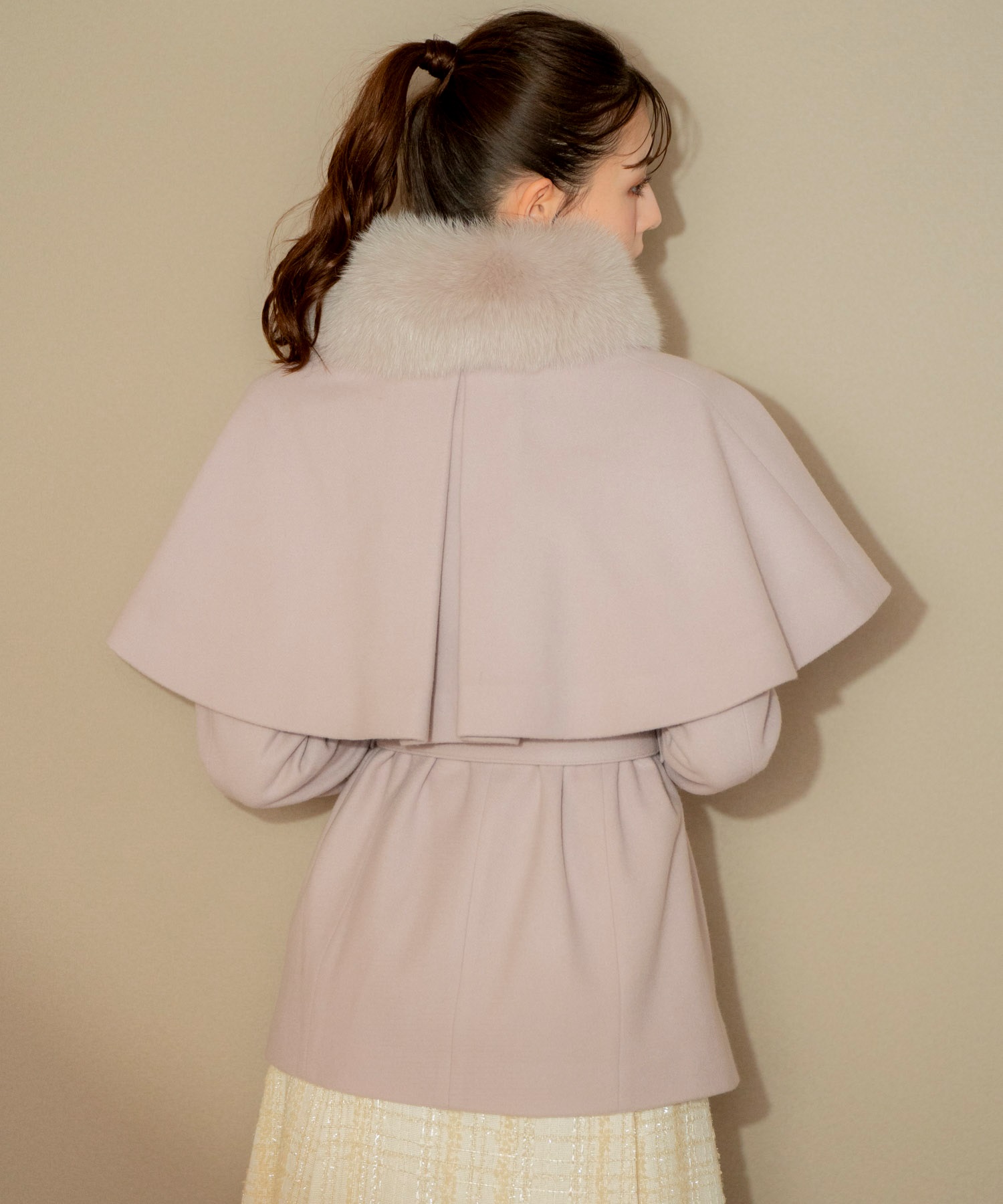 ケープ2WAYミディウールコート | コート | NOELA OFFICIAL WEB STORE