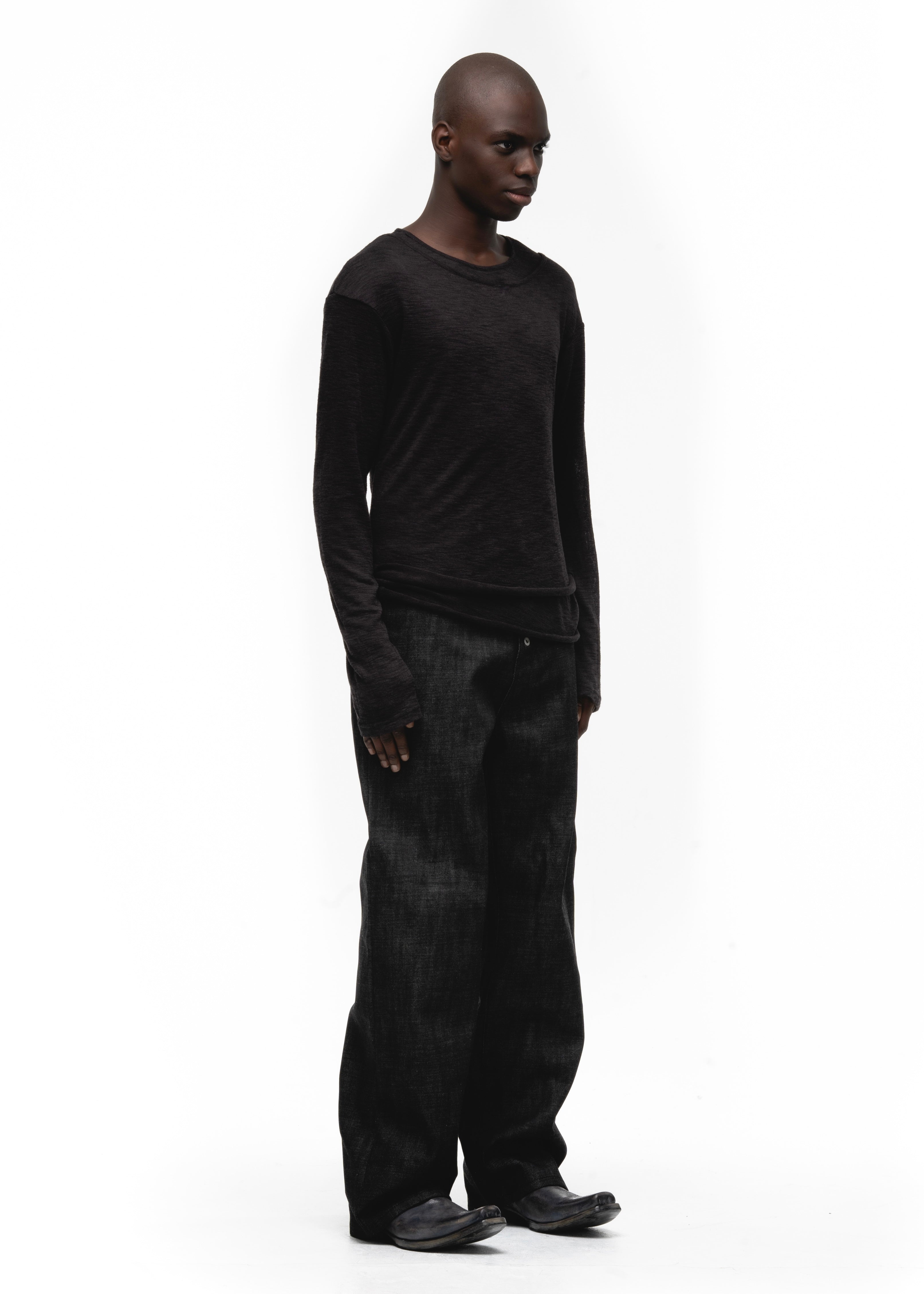 RAW DENIM JAPANESE REGULAR FIT BLACK – NO/FAITH STUDIOS