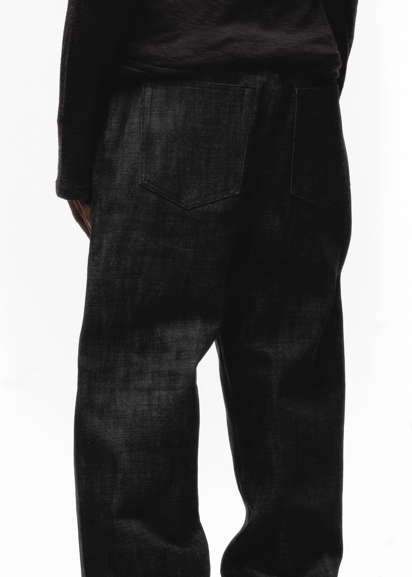 RAW DENIM JAPANESE REGULAR FIT BLACK – NO/FAITH STUDIOS