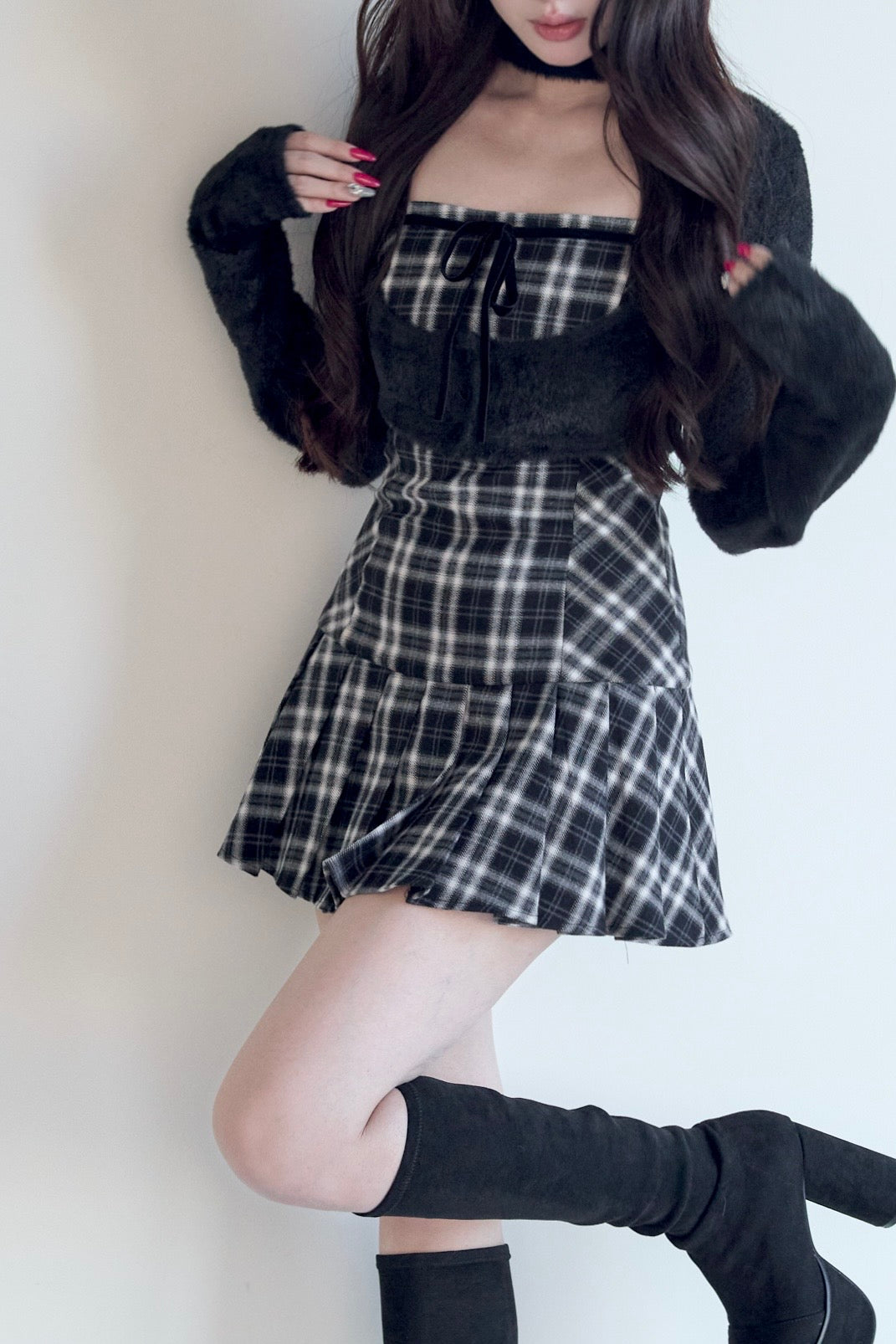 BunnyLis:リボンオフショルダーニットトップス – NoGenki