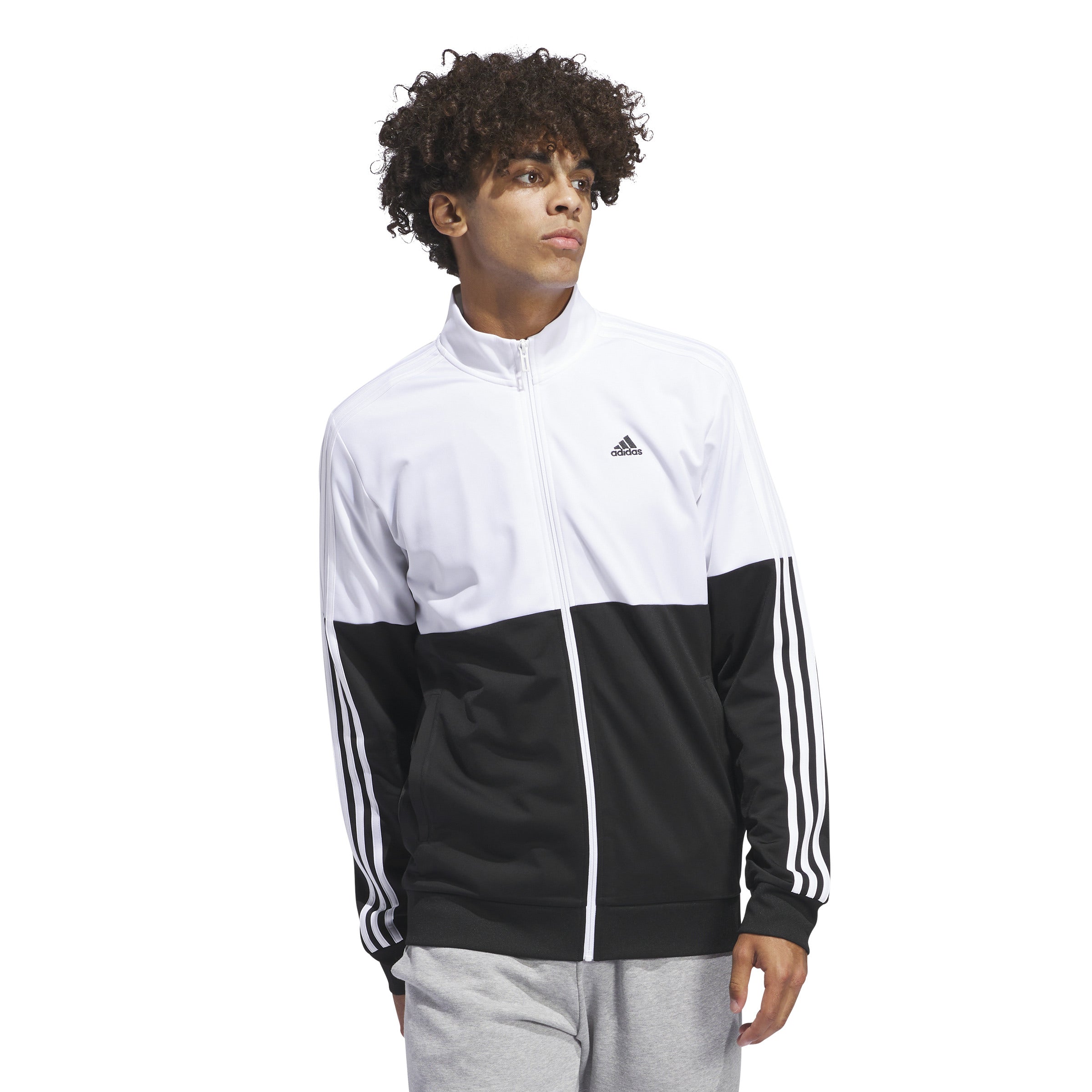 adidas - Men - CB Tight Top Tricot Jacket - Black/White – Nohble