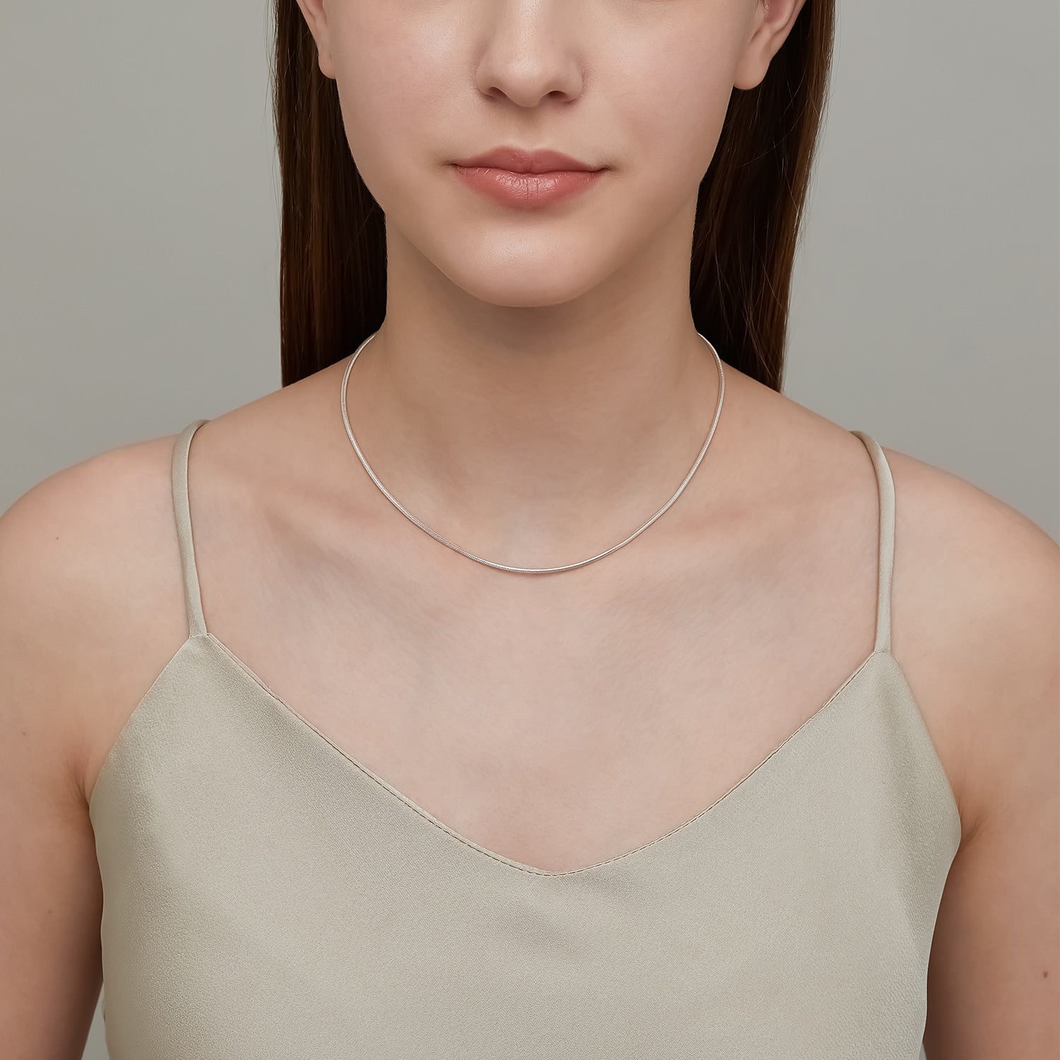 シルバーチェーンネックレス（38㎝）｜ネックチェーン｜ノジェス 公式