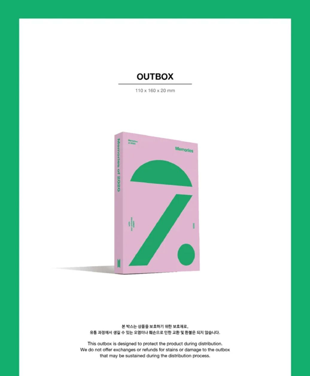 BTS - MEMORIES OF 2020 (DIGITAL CODE) + 2025 FESTA GIFT