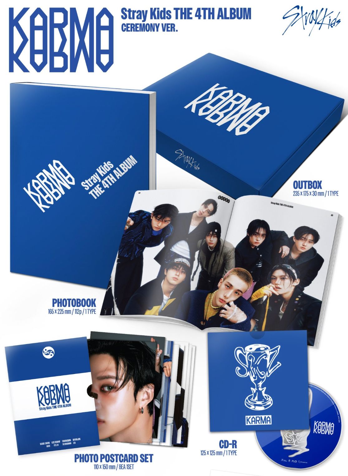 STRAY KIDS - KARMA + Everline Photocard