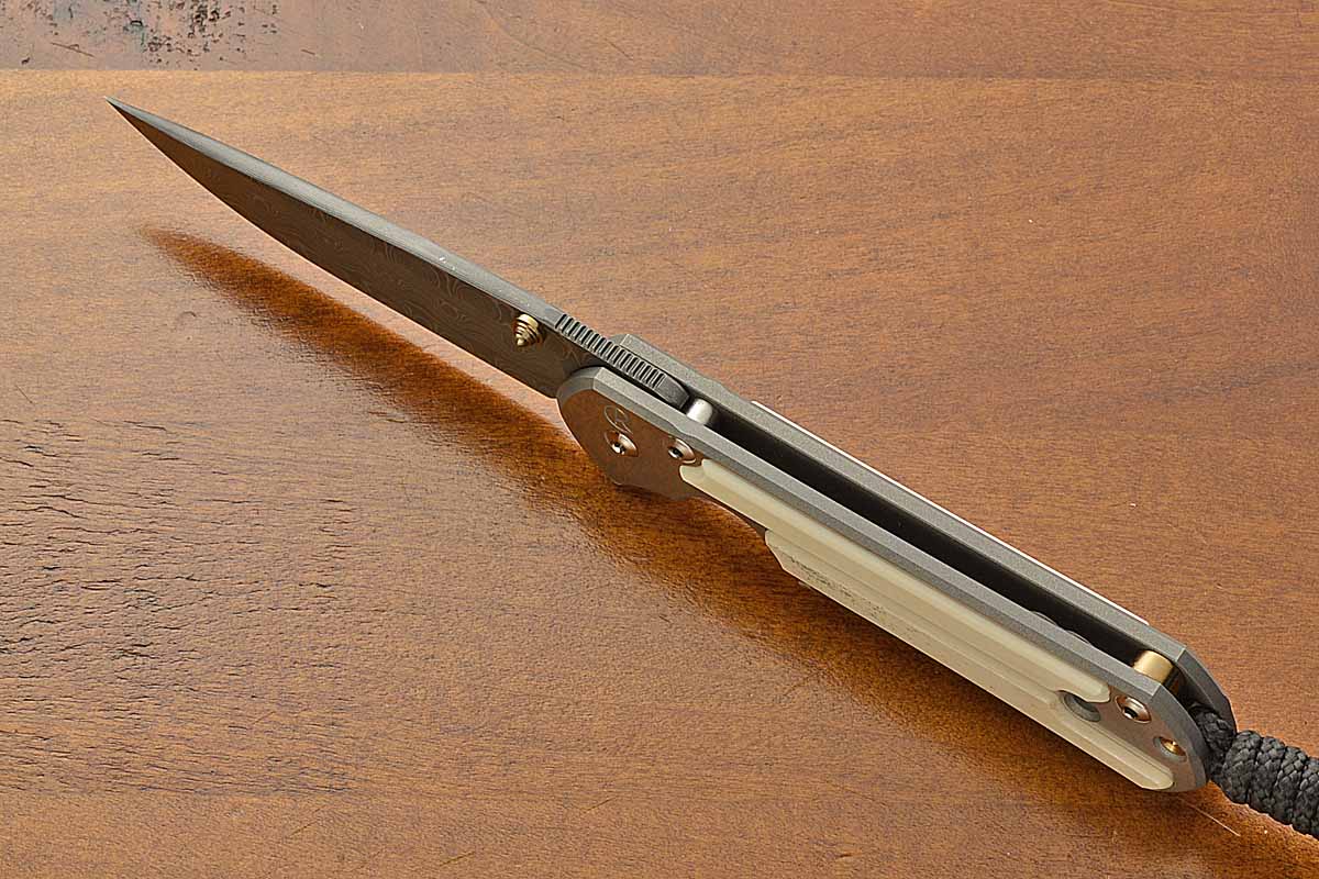 Small Sebenza 21 Mammoth Ivory Inlays Devin Thomas Raindrop