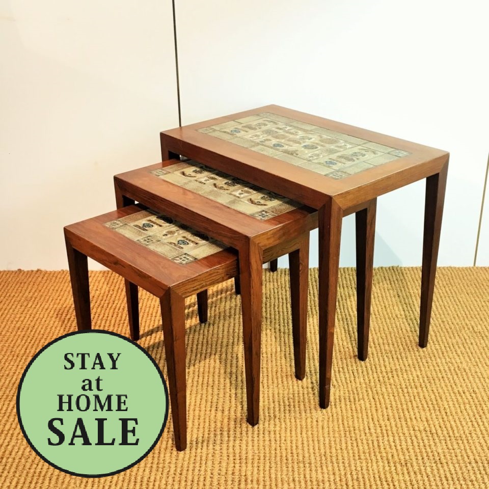 セヴェリン・ハンセン・ジュニア「タイルトップ ネストテーブル