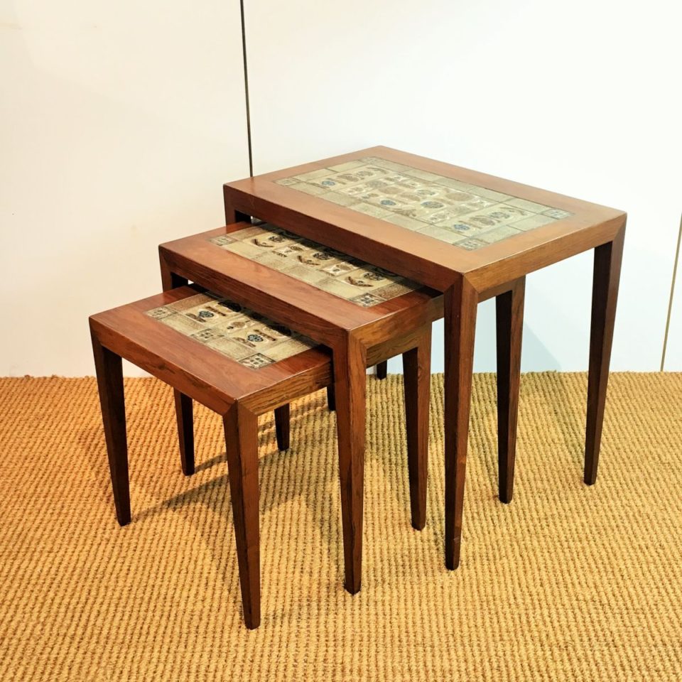 セヴェリン・ハンセン・ジュニア「タイルトップ ネストテーブル