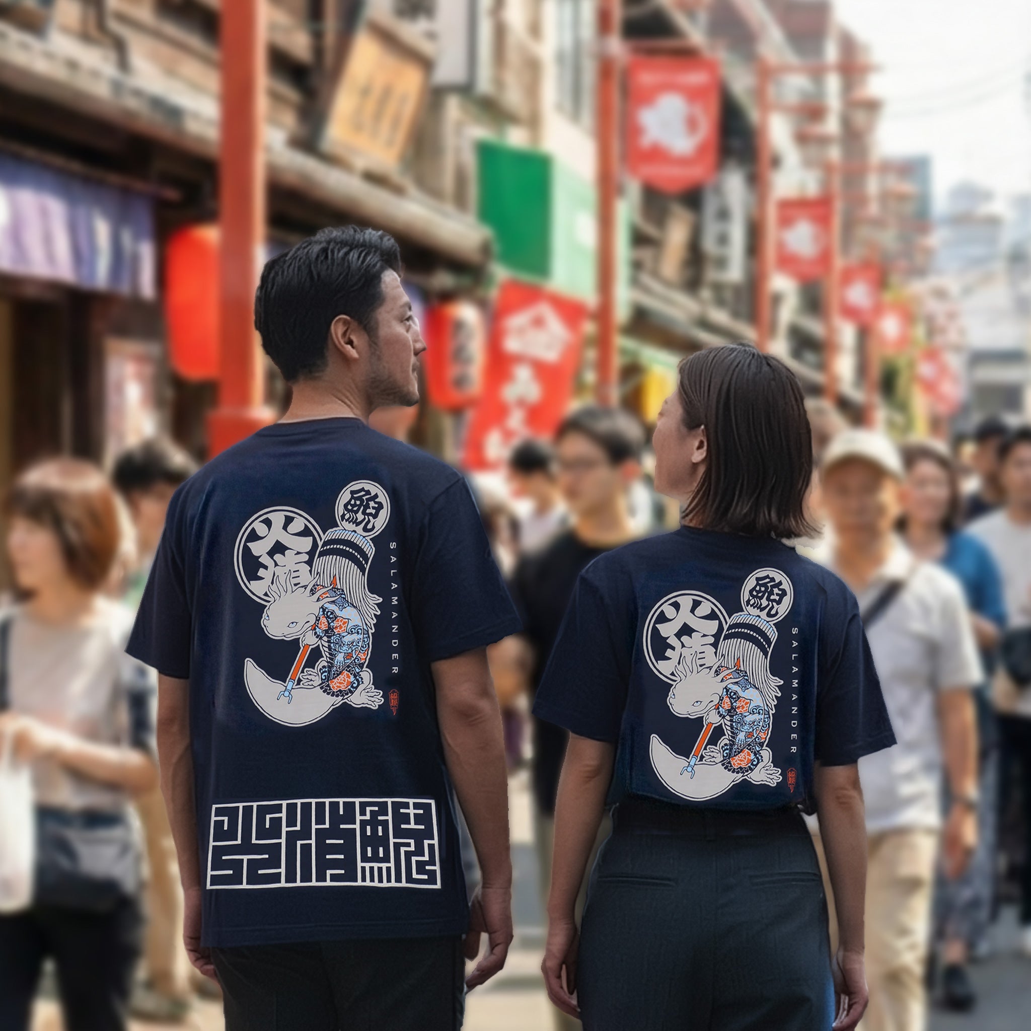 HiKESHi SPiRiT 火消之図抜染スラブ Tシャツ(吽) – NOREN JAPAN 公式通販